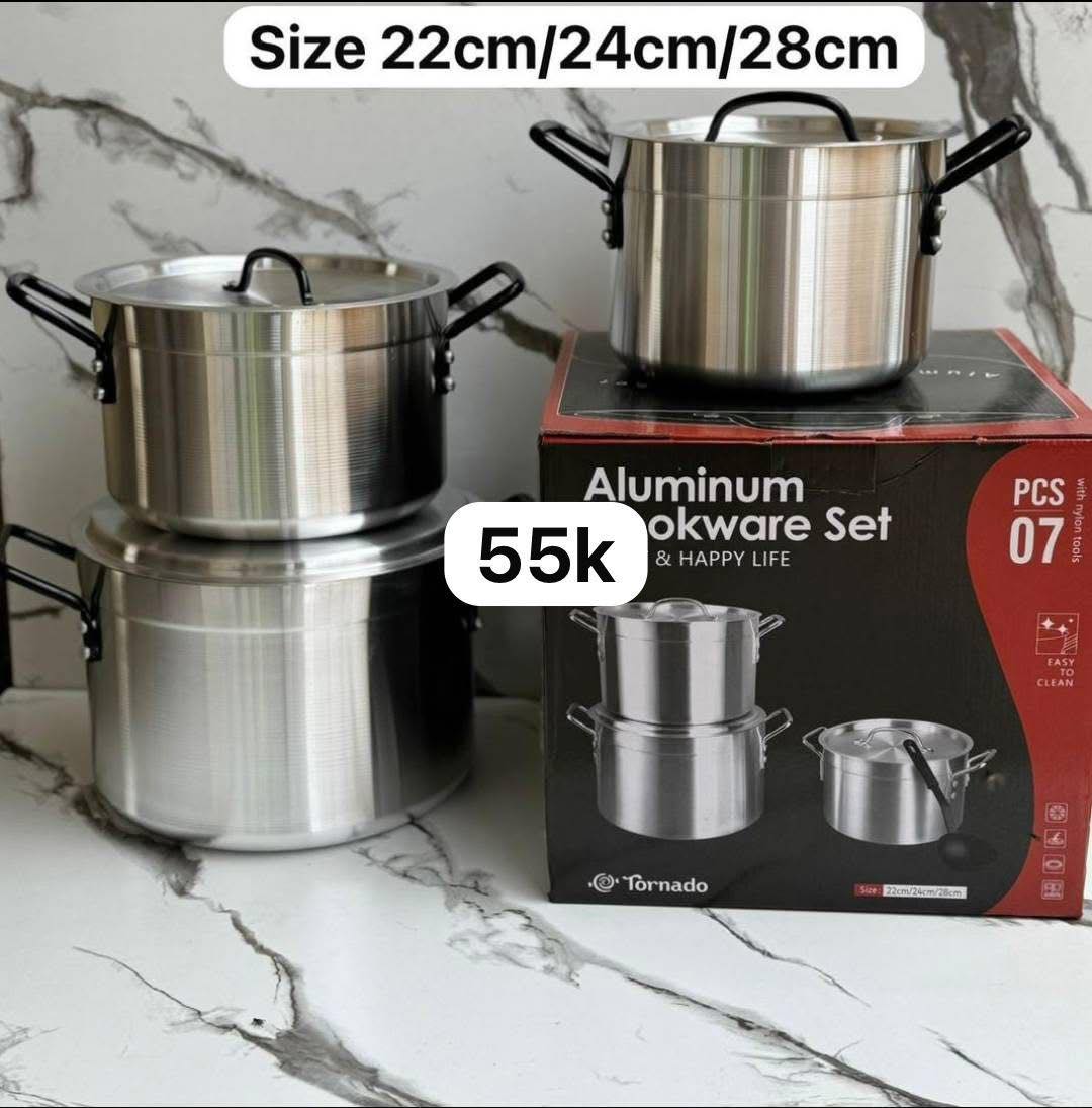 Tornado Aluminum Cookware Set (7pcs)